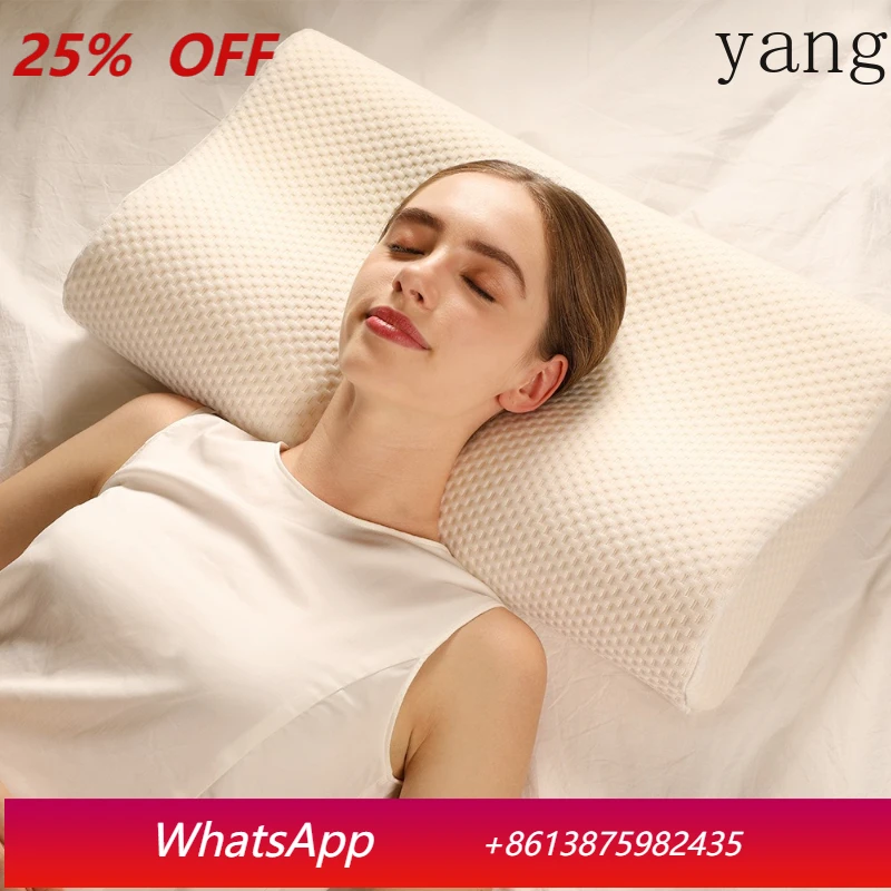 CX rectangular slow rebound neck pillow hotel household cervical spine pillow core