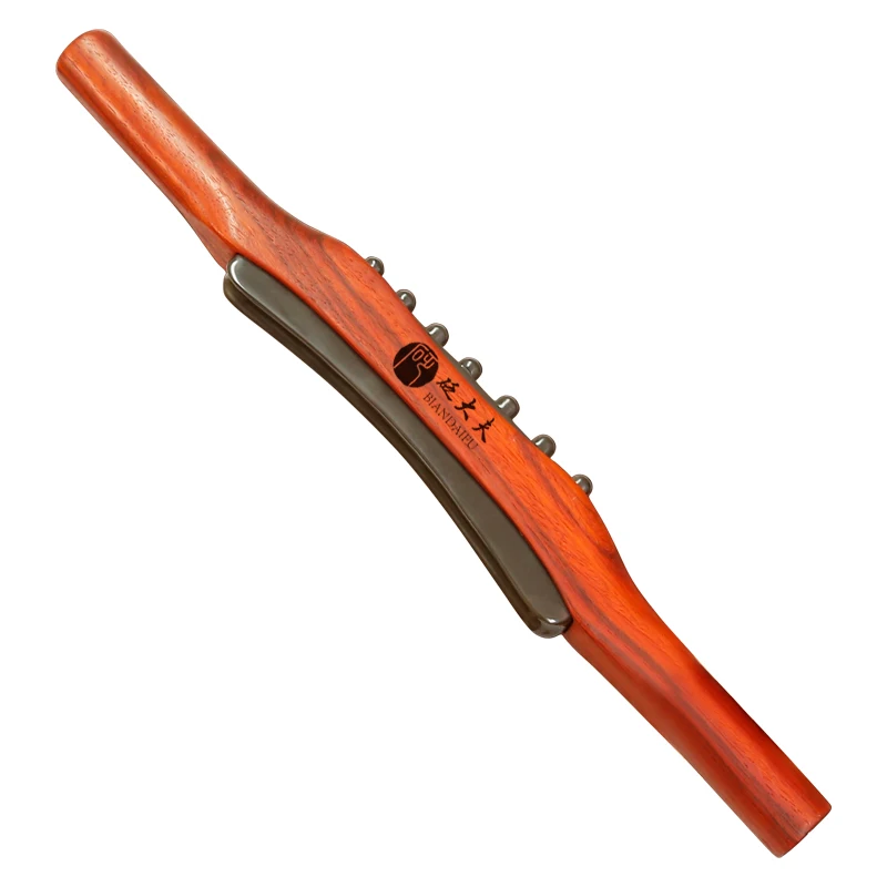 Electric Guasha Stick Tool Wooden Massage Scraping Lymphatic Drainage Massager, Natural Stone Massage Tools, Pain Relief