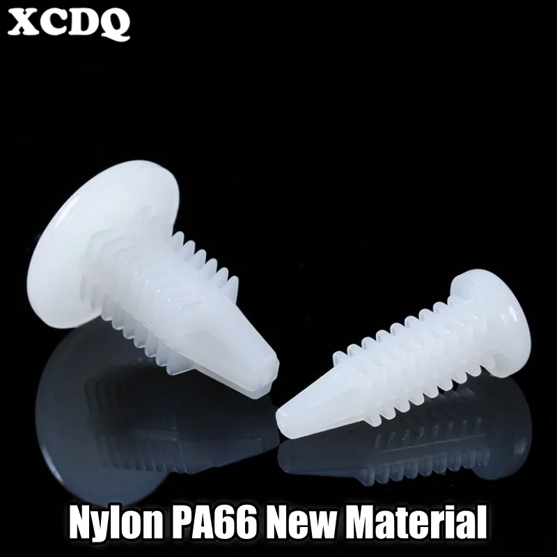 100pcs Plastic Rivet Nail Automotive Staples Snap On Nylon Rivet 3mm 5mm Car Fastening Clips Motorcycle Studs M3 M5 to Beat