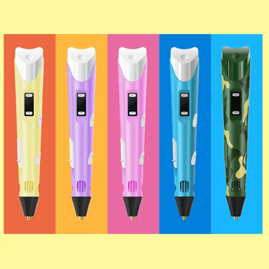 3D Printing Pen DIY Three-Dimensional Drawing 3D Graffiti Creative Tool for Painting Smart Toy DIY Christmas and Birthday Gifts