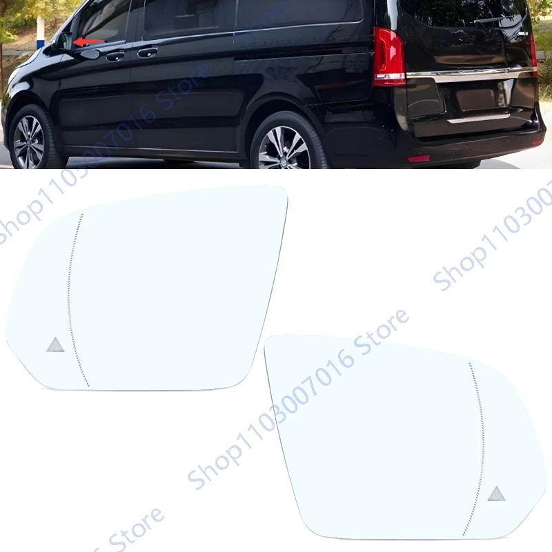 Rückspiegel für Mercedes Benz W447 Vito V-Klasse 2010-2016 2016 2018 mit Heizung Blind Spot Assist Linse Rückspiegel