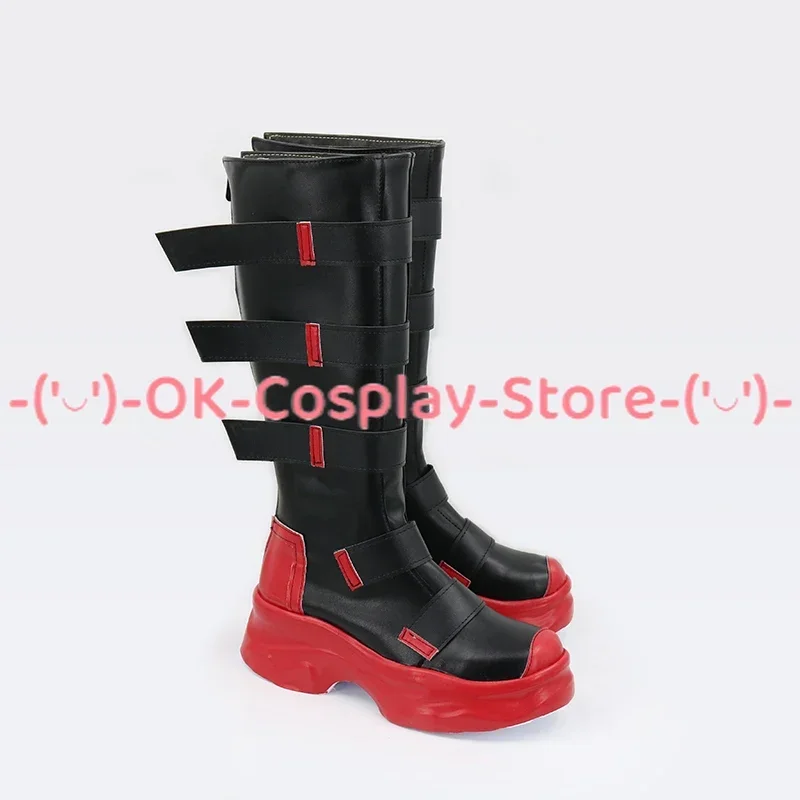 [Personalizado] Jason Todd zapatos de Cosplay juego de Anime disfraz de juego de rol Prop Halloween carnaval fiesta botas de cuero PU