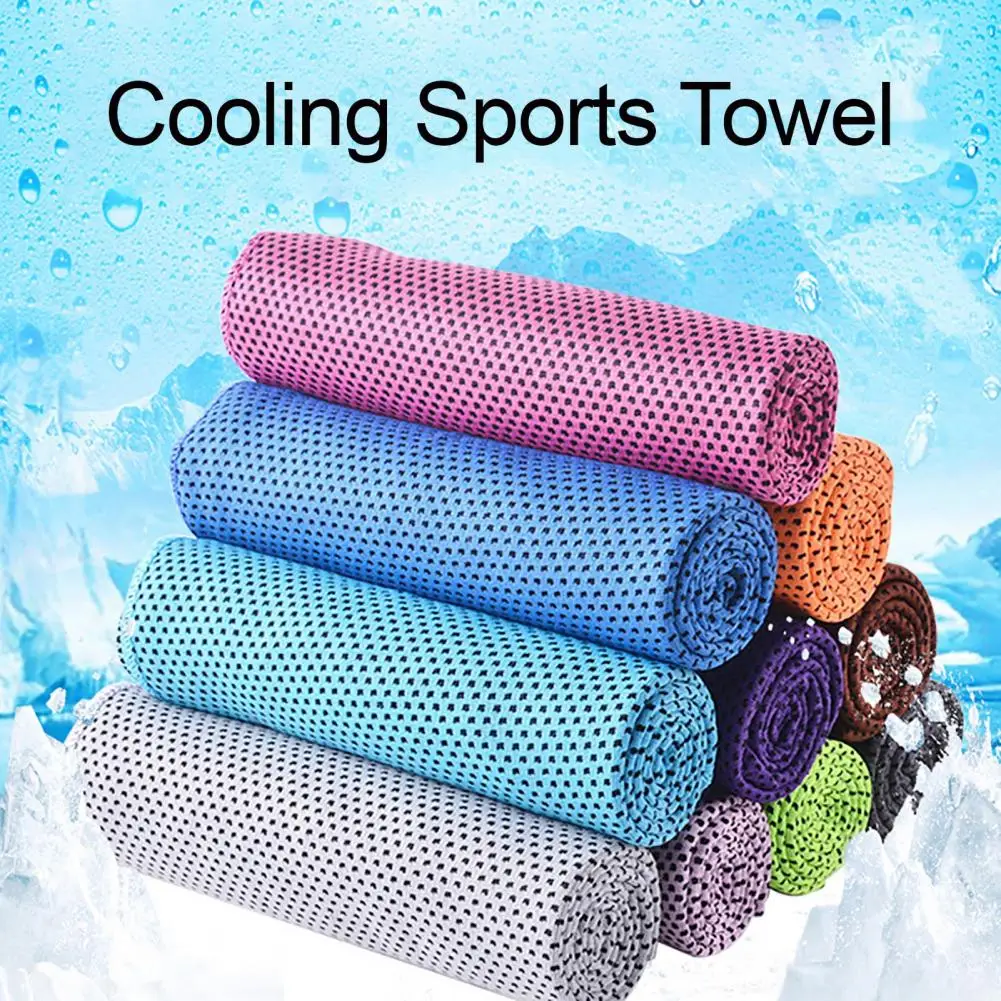 Refreshing Cooling Towel For Neck Face, Fast-Dry Chilly Sports Wrap, Breathable Gym Workout Yoga Running Camping Gear