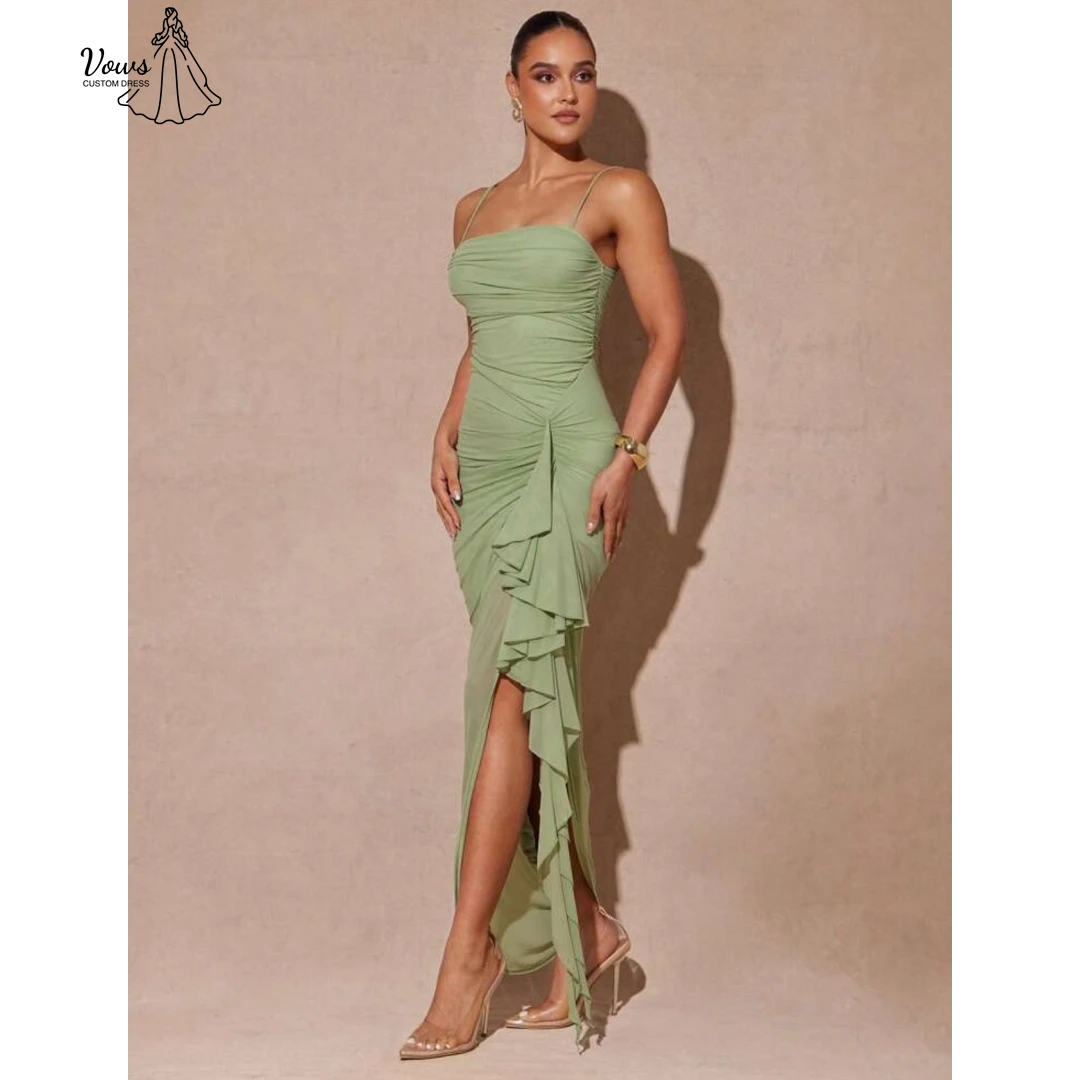 

Vows Side Slit Luxurious Women's Evening Dresses Woman Elegant Luxury Evening Dress 2025 Custom Made Fishtail Skirt Off-shoulder