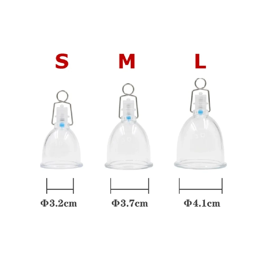 Cup for Penis Enlarger Extender Stretcher Vacuum Pump Cups Accessories for Dick Hanger Expansion Enhancement SexToys kit for Men