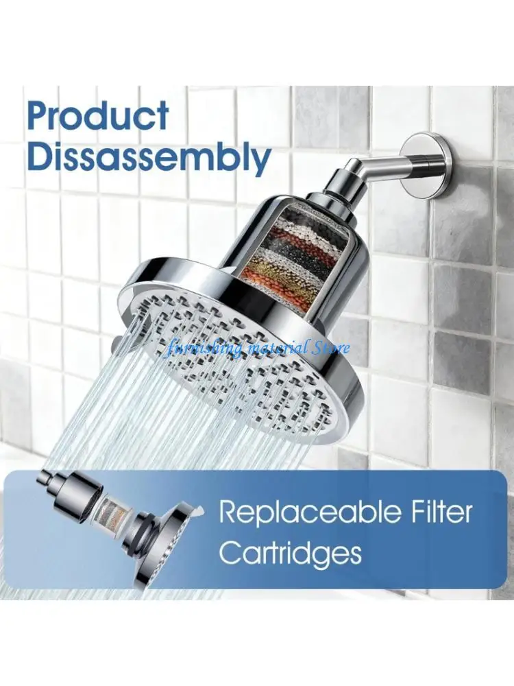 Y5GD High Purification Shower Head Filter 7 Sprays For Ensuring Healthy Bathing Experience