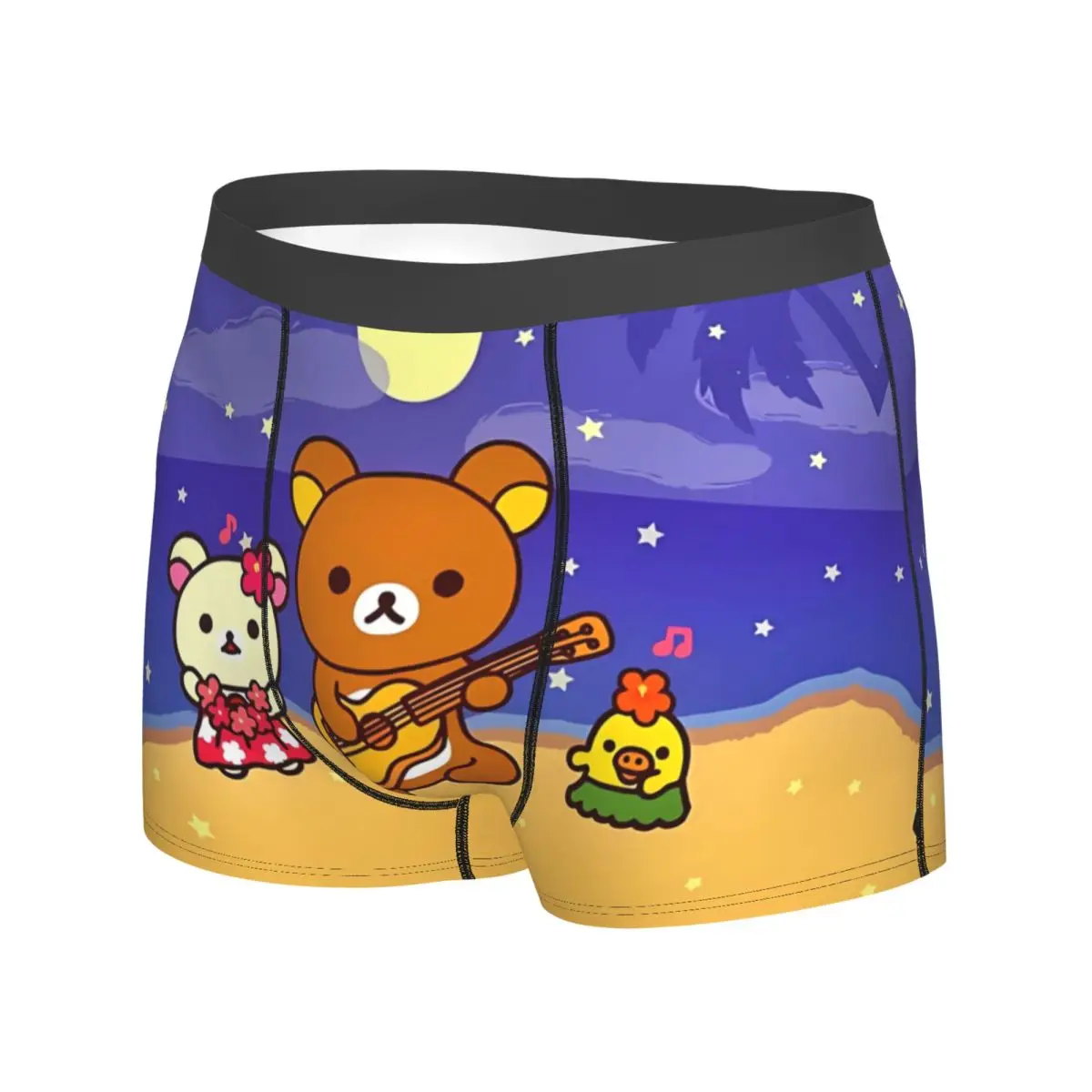 Rilakkumas Underwear Easy Bear Custom DIY Boxershorts High Quality Males Panties Classic Boxer Brief Birthday Gift