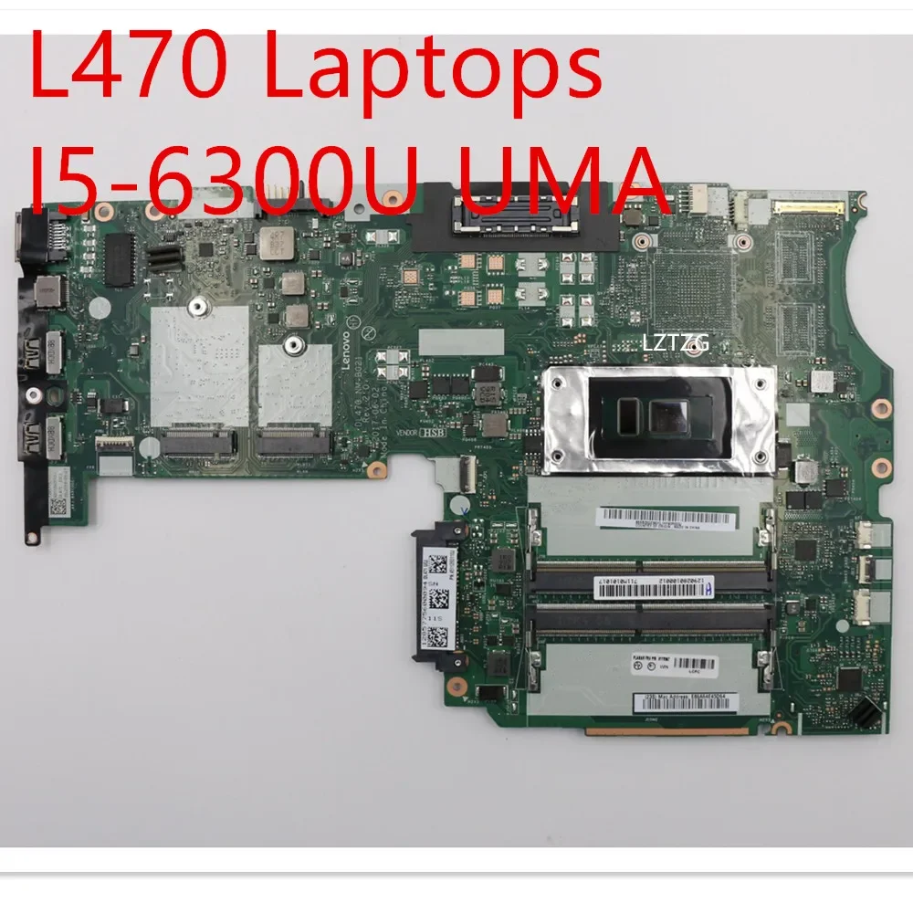 

Материнская плата для ноутбуков Lenovo ThinkPad L470, материнская плата I5-6300U UMA 01YR947 01LW016