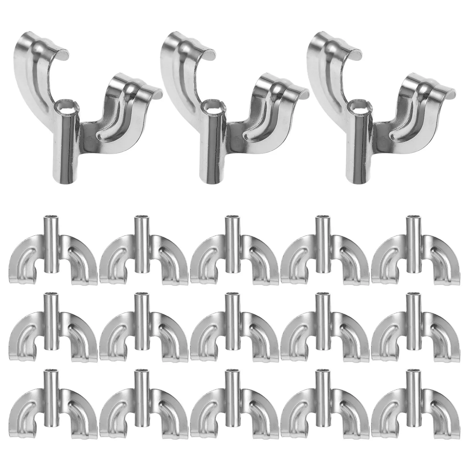 20 PCS Drum Percussion Accessories Hardware Part Replacement Claw Accessory Hook Bass Hooks Kit