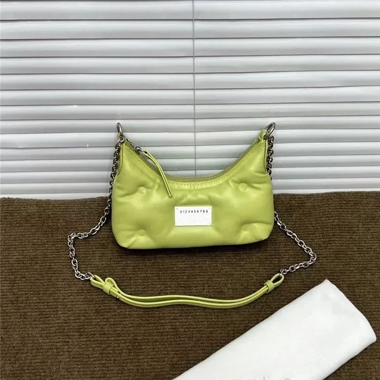 Mini Underarm Sheepskin Cloud Bag Leather Chain Cloud Bag Shoulder Bag Small Square Bag