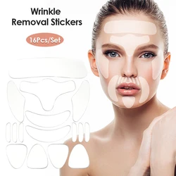 16pcs Reusable Silicone Patches Anti Rimpel Pads Skincare Wrinkle Removal Face Forehead Neck Eye Sticker Skin Care Patch