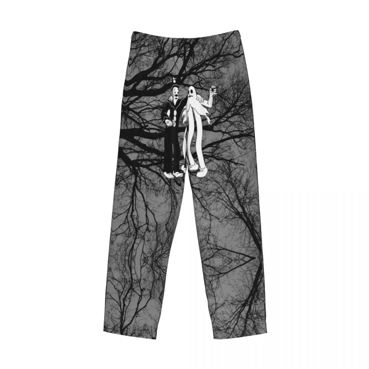 Benutzerdefinierte G-Ghostemanes Rock Tree Pyjamahose Herren Metall Nachtwäsche Lounge Schlafhose Stretch mit Taschen