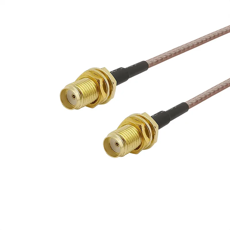 1Pcs SMA Female to SMA Female Coax Connector with 10/15/20/30/50/100CM RG316 Coaxial Cable