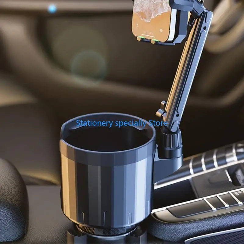 P0RB -LKW -Trinkflasche Rack Rack Rotatable Water Cup Halter Container Telefon Organisatoren