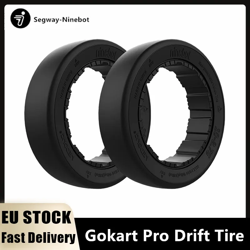 EU-LAGER Original Hinterrad-Driftreifen für Ninebot by Segway Gokart Pro / Pro 2 / Go Kart / S-MAX Hinterradreifen-Baugruppe Ersatzteile