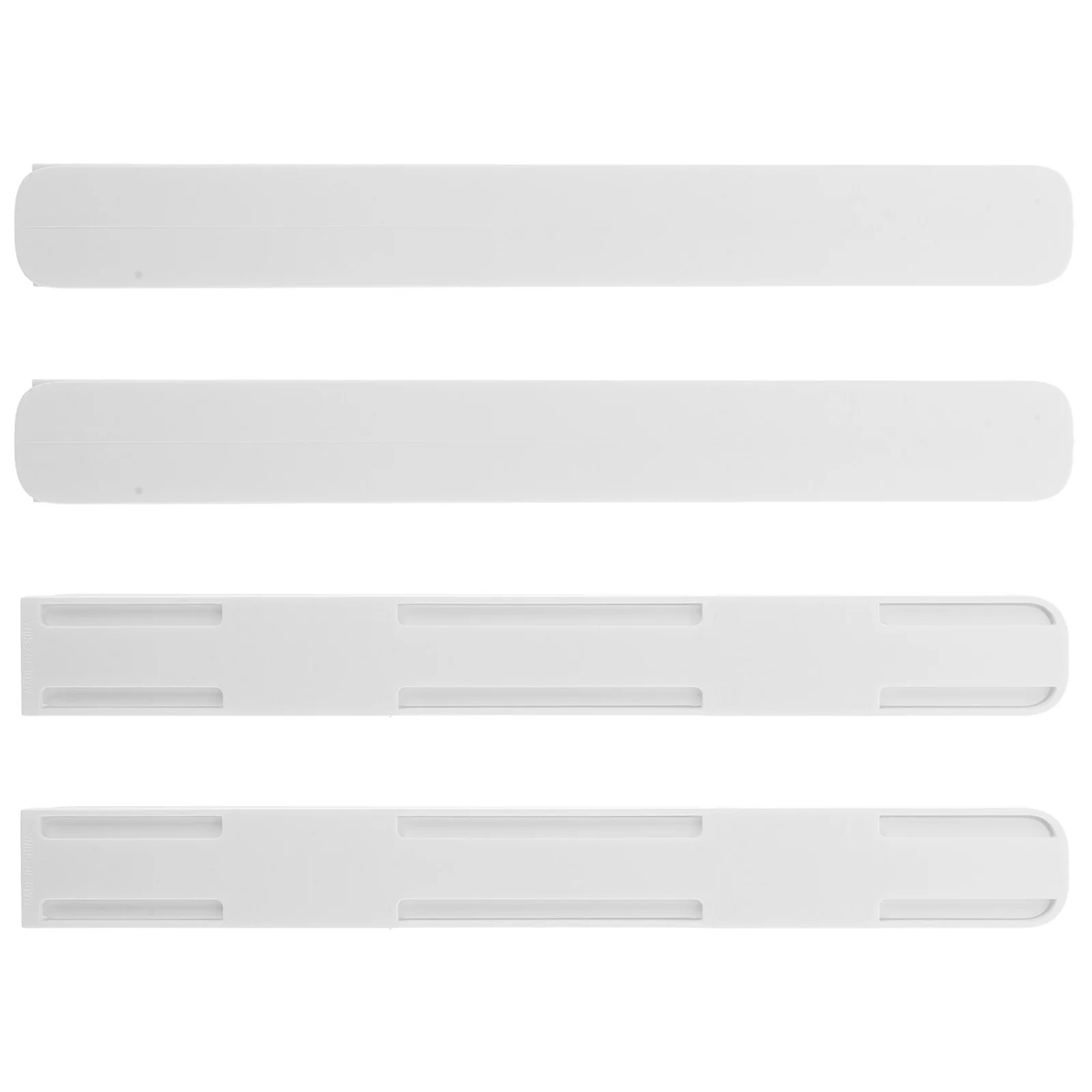 

4 Pcs Kitchen Drawer Slides Storage Box Rail Basket Track Accessories Guide Improvement Close