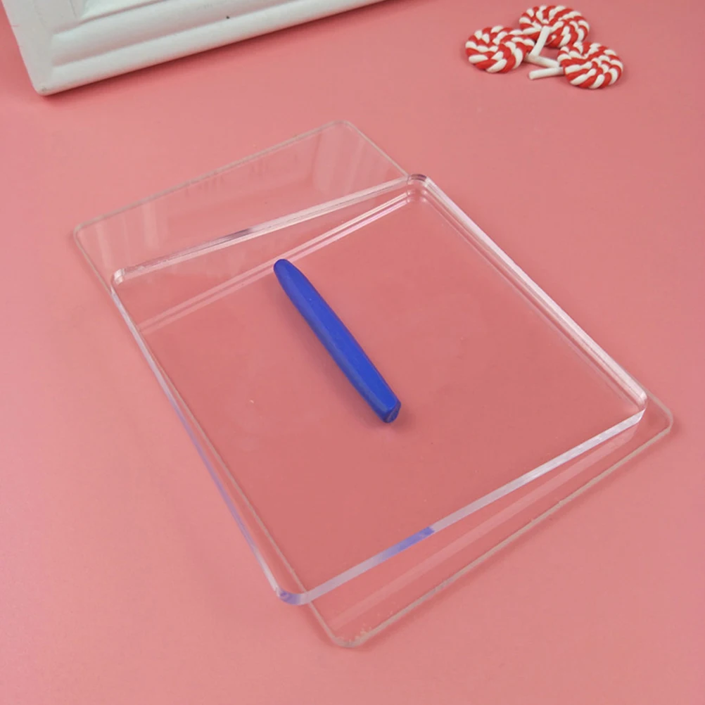 

1 Set Acrylic Clay Roller U Shape Backing Board Clay Rolling Stick For Diy Sculpting Tools Kit Pottery Supplies Modeling Carving