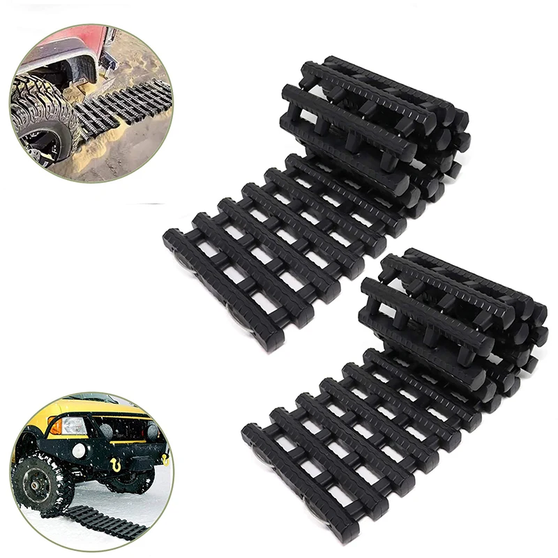 100cm Niversal 7T Vehicle Recovery Traction Tracks Sand Mud Snow Track Tire Ladder For Off Road 4x4 Auto Accessories ﻿