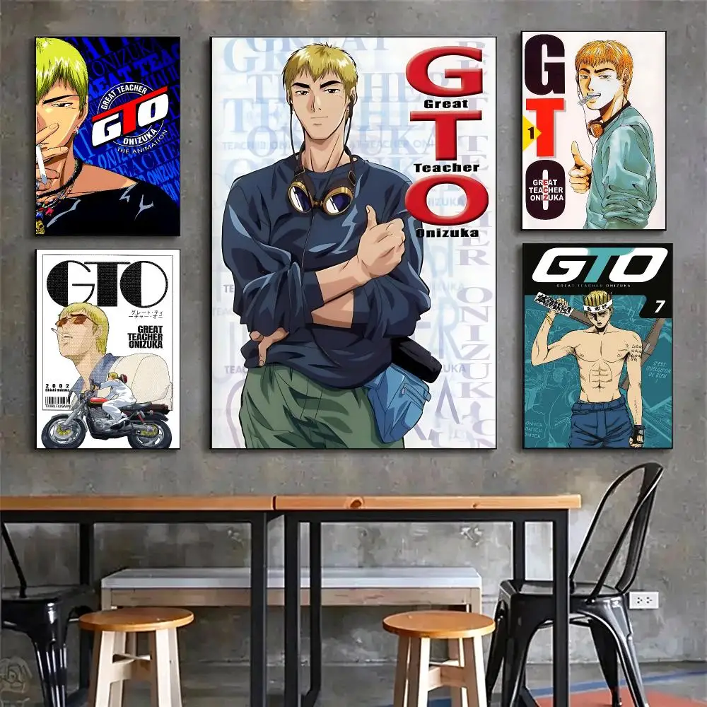 anime Great Teacher Onizuka Poster Poster HD Printing Vintage Luxe Home Decor Wall Art for the Living Rooms Entryways Gift