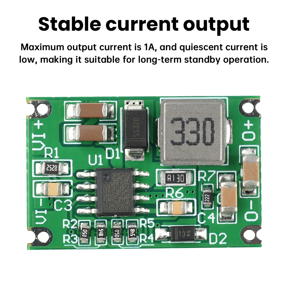 DC-DC Buck Converter 48V 60V 120V to 3.3V 5V 12V Step-Down Power Module with Over Temperature Short Circuit Protection