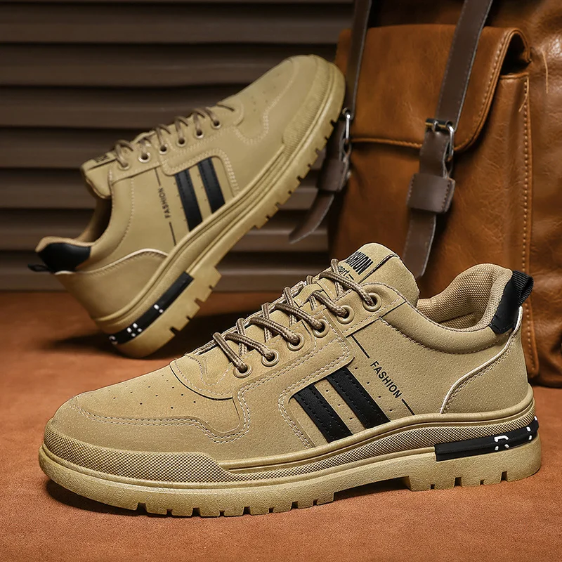 Autumn Summer New Mesh Shoes for Man Fashion Anti-slip Wear-resistant Sports Outdoor Mountain Climbing Casual Sneakers Shoes Men