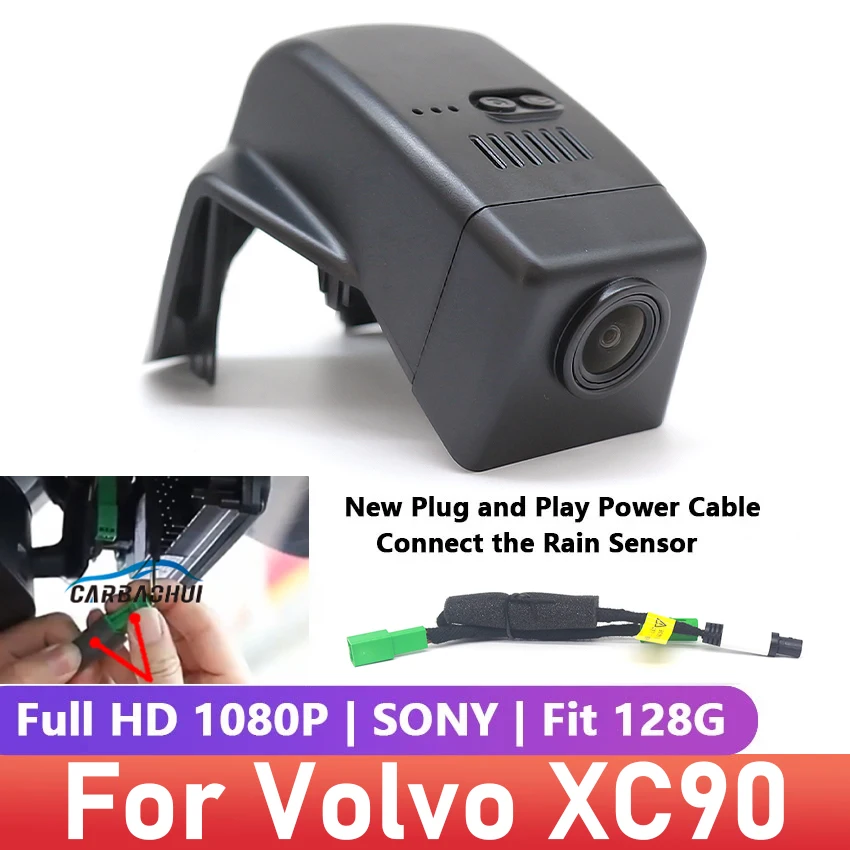 HD 1080P Plug and play Car Wifi DVR Video Recorder Dash Cam Camera For Volvo XC90 2014 2015 2016 2017 2018 2019 2020 2021 2022