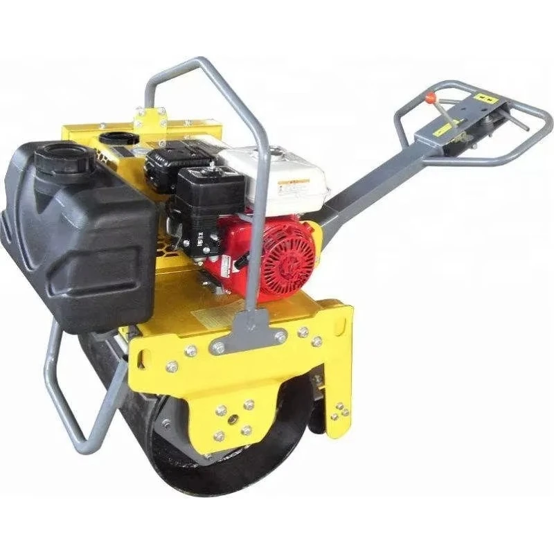 300Kg 4Kw 15KN Mini Walk-Behind Single Drum Small Asphalt Compactor Vibratory Road Roller Machine for Construction Using