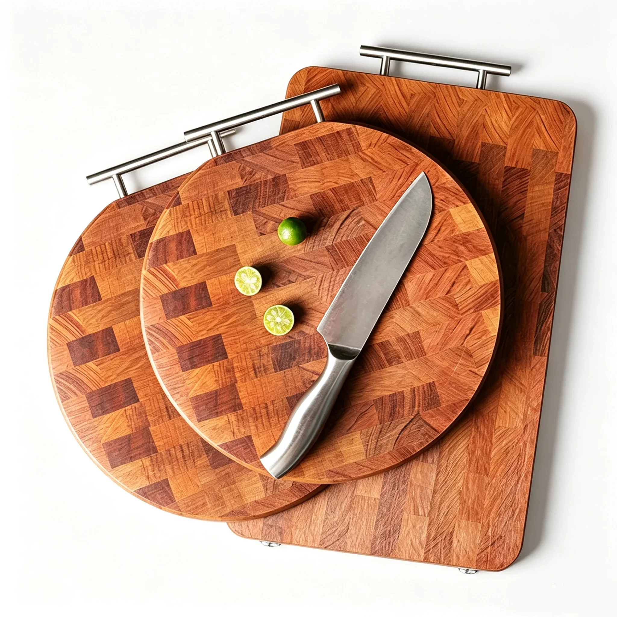 Rosewood Cutting Board Solid Wood Double-Sided Chopping Block Mortise and Tenon Joint Thick Anti-Mold Kitchen