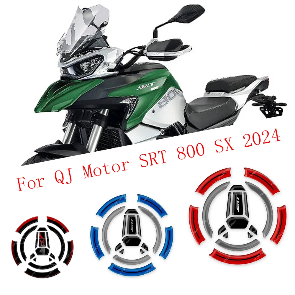 Gasoline Cap Protection Sticker For QJ Motor SRT 800 SX 2024 Motorcycle 3D Epoxy Resin Protective Sticker