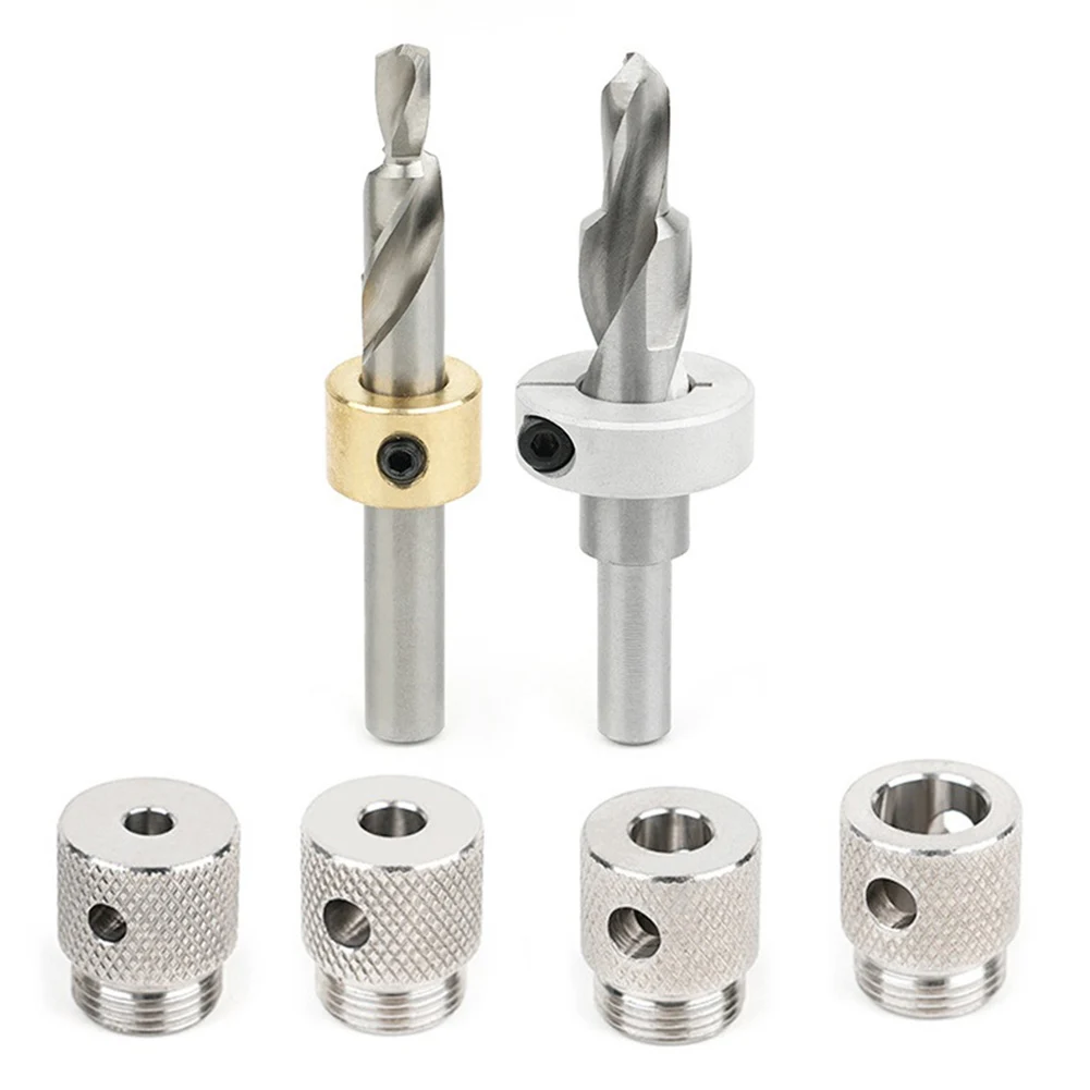 Drill Guide Bushing Drill Sleeves Drilling Locator Aluminun- Profile Punch Stainless Steel Drill Sleeve Step Drill Dowelling Jig