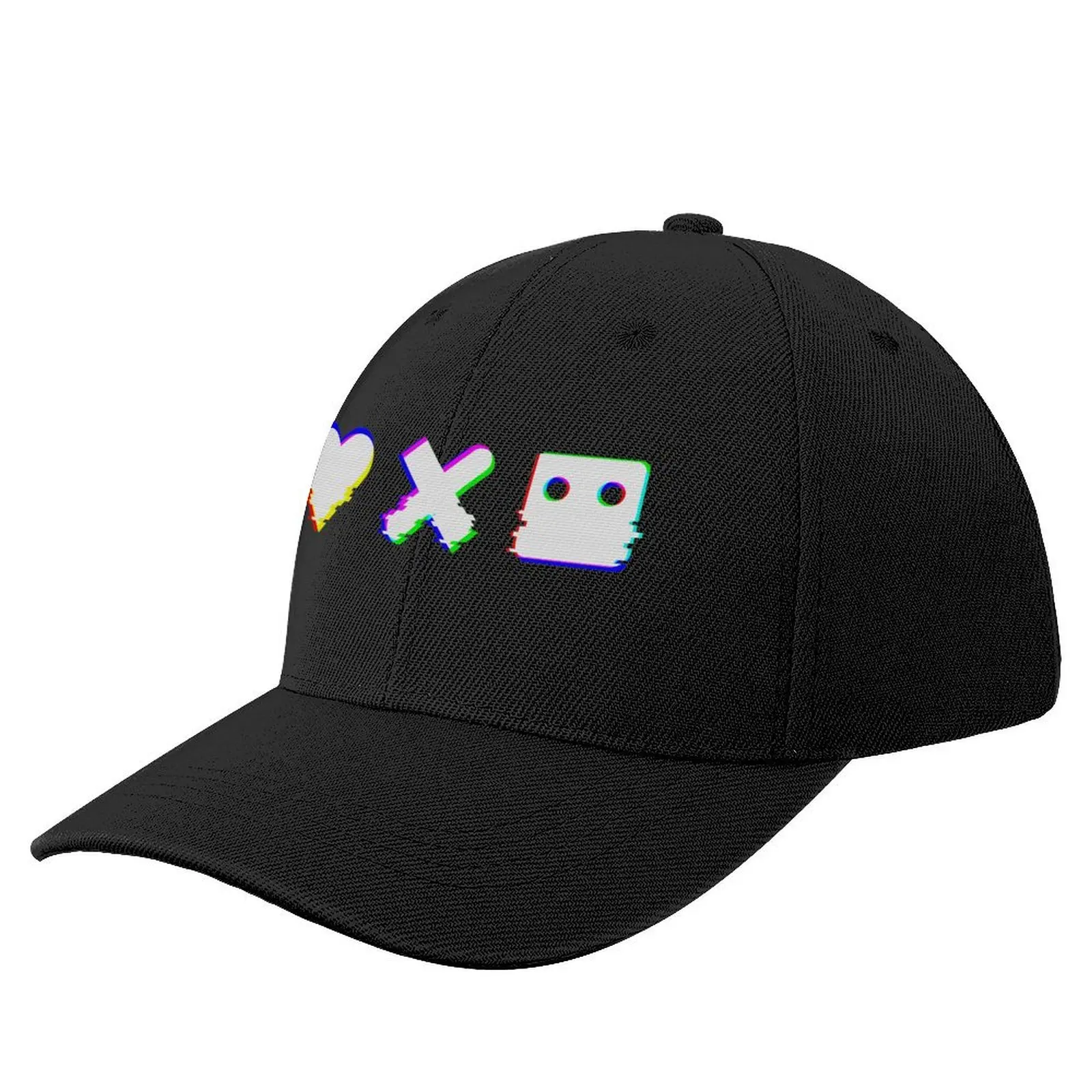 love death robots -Glitch Effect Baseball Cap Military Cap Man cute Custom Cap Cosplay Men Women's