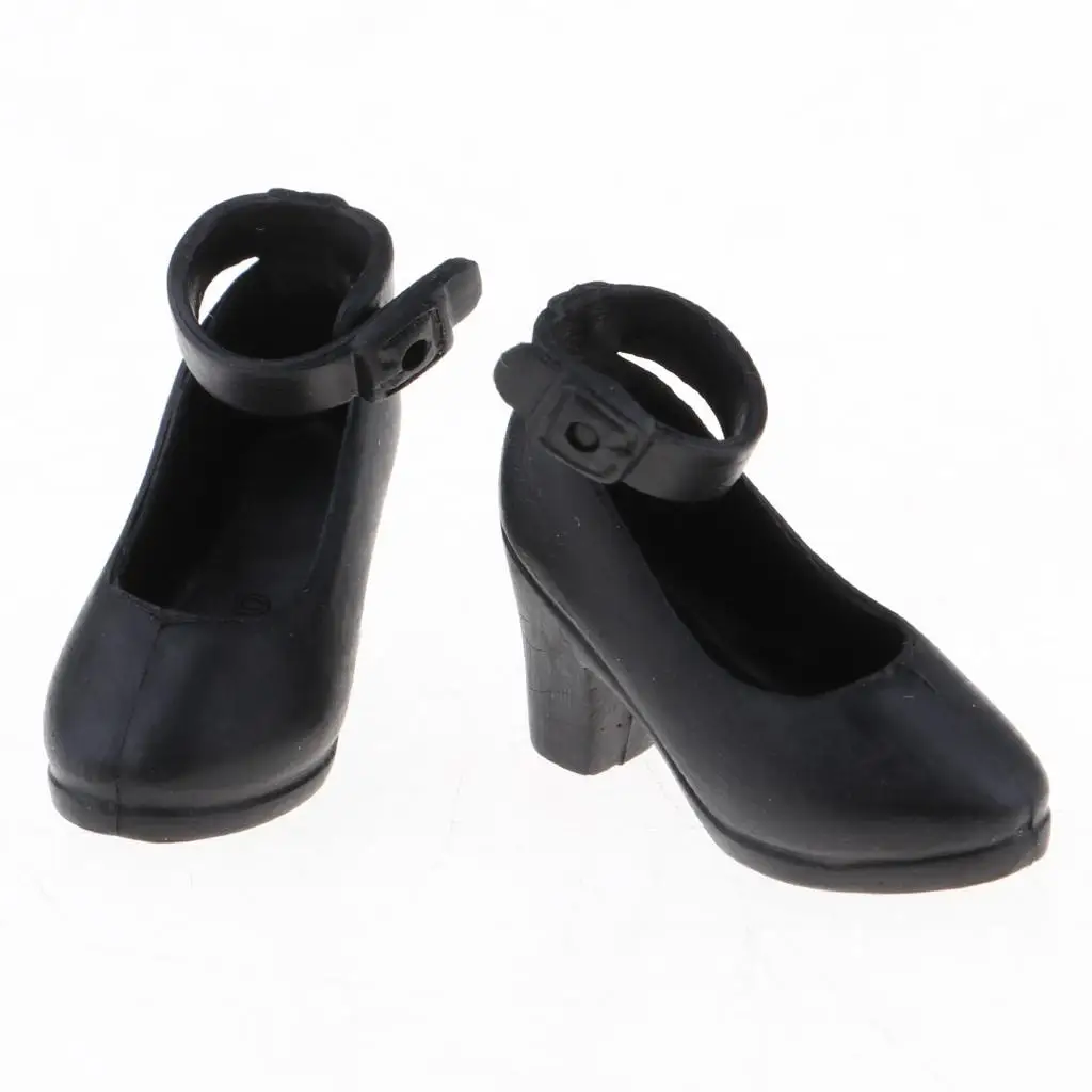 Doll Shoes 1/4 BJD Shoes for Blythe Licca Momoko Dolls High Heels Black