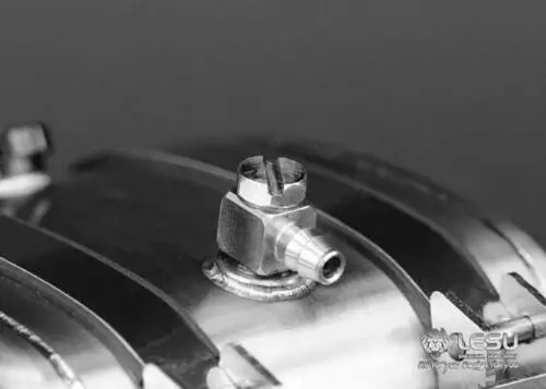 Lesu 1 Pc Metalen Hydraulische Tank B 36 Mm Voor 1/14 Rc Tamiyaya Dumper Tractor Truck Model TH04740