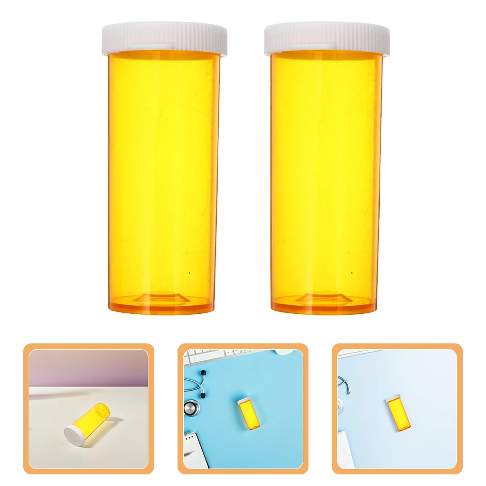 

12 Pcs Pill Dispenser Bottles Medicine Storage Cases Travel ganizer Portable Waterproof PlasticContainer Pharmacy Case