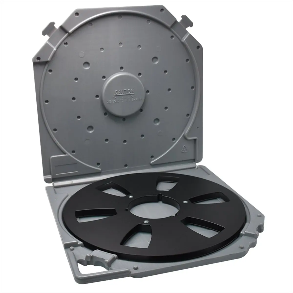 DTD1618-HOT-10inch 6-Hole Empty Takeup Reel with Empty Take Up Reels Storage Box Portable Protection Case for 10 Inch Sound Tape