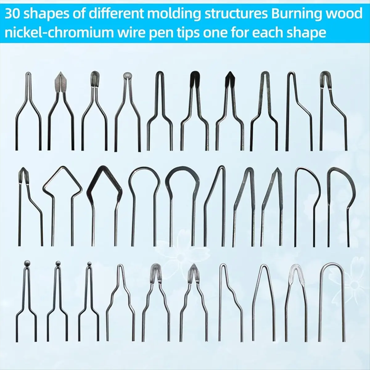 A60P 30pcs ,Wood Burning Tool,- Wire Pen Tip Wood Burning Tool Pen Tip Can Replace Accessories