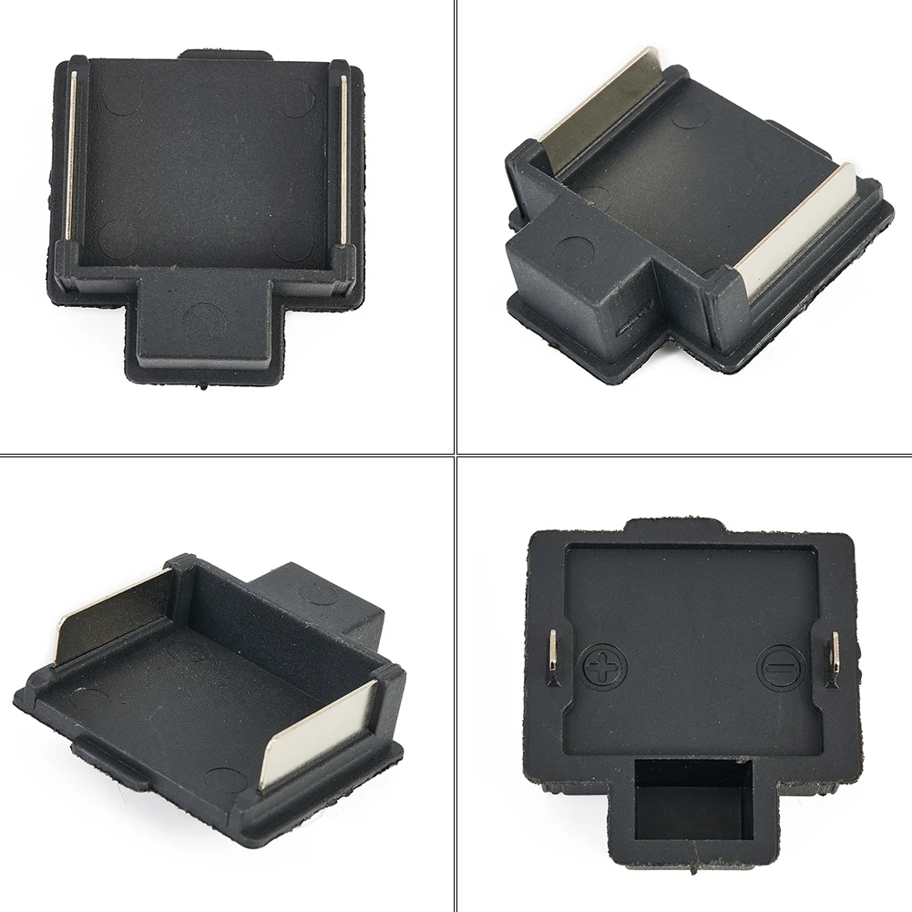 Conector adaptador de bateria peças bloco terminal de substituição 1 peça parte conector de bateria preto fino acabamento