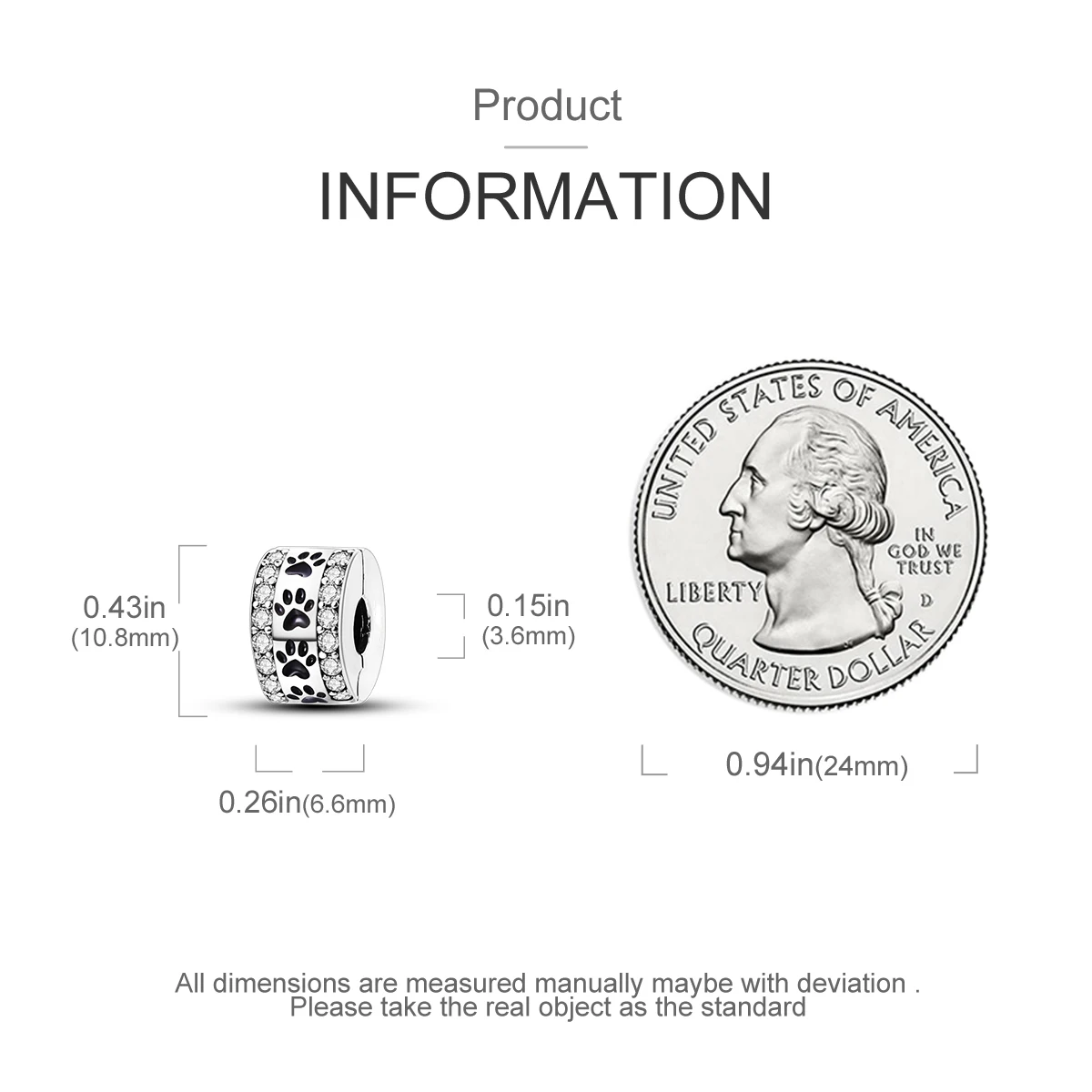 Charms passend für Originalperlen, 925er Sterlingsilber-Clip-Charms, Zirkon-Silikon-Abstandshalterperlen, passend für Armbänder, Damen-DIY-Geschenk – Detail 10