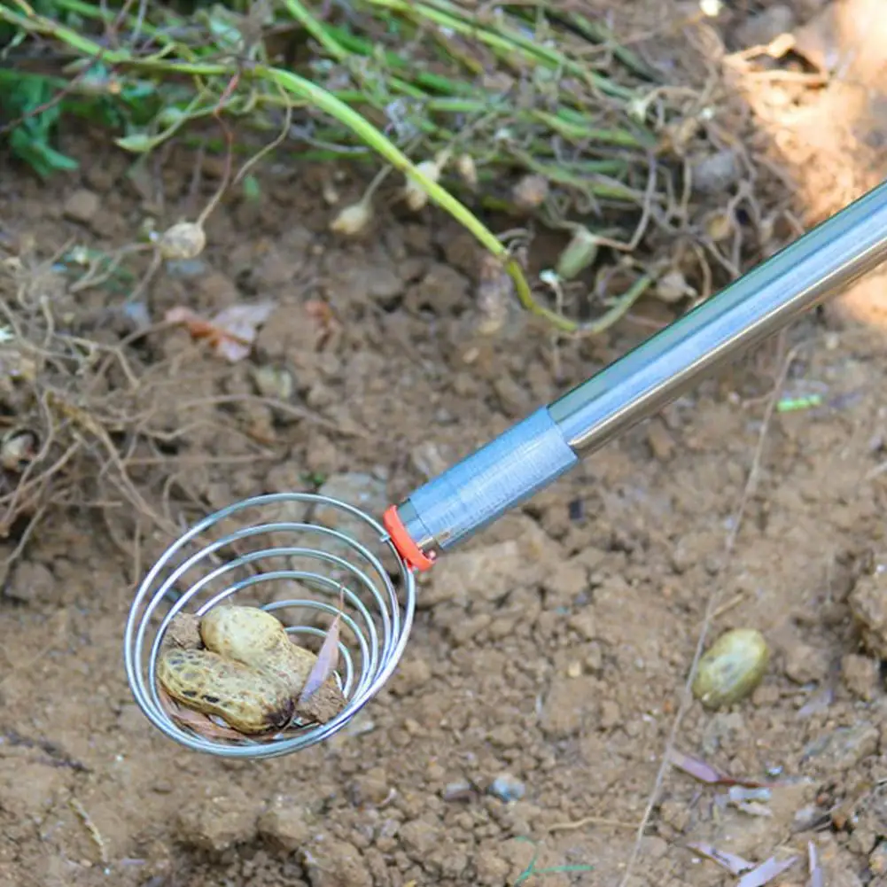 

Fruit Picker 107cm Adjustable Deep Basket Convenient Grabber Fruit Egg Apple Catcher Harvesting Peach Picking Collector B5L4