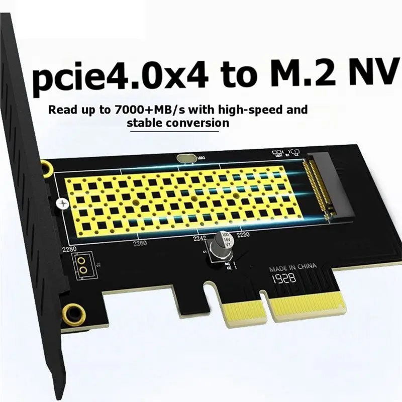 JEYI M. 2 Nvme SSD Adapter Card To Pcie 4.0 64Gbps For Desktop PC Full-Speed Nvme M. 2 SSD Riser Converter SK4 Converter Riser