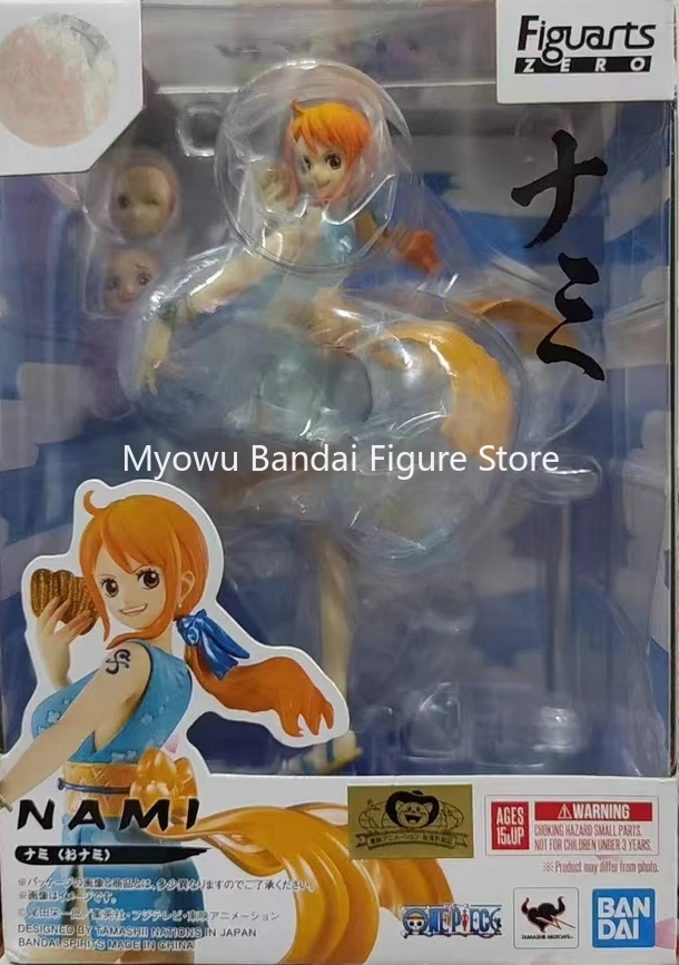 En Stock nuevo genuino Bandai Figuarts ZERO One Piece Nami (Namiko)-figura de animación modelo colección regalo