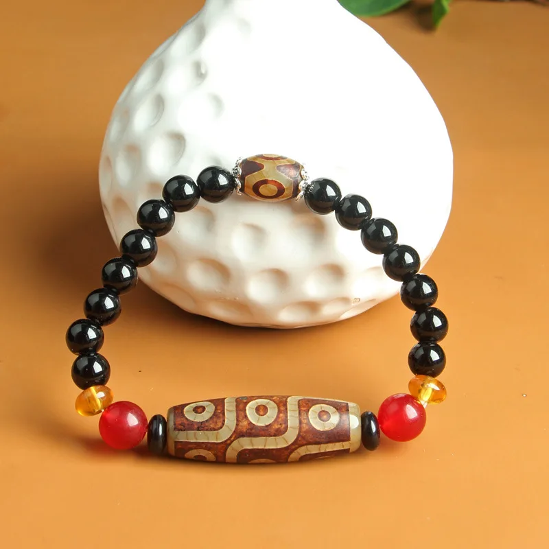 

Nine eye beads agate bracelet new ladies small beads bracelet