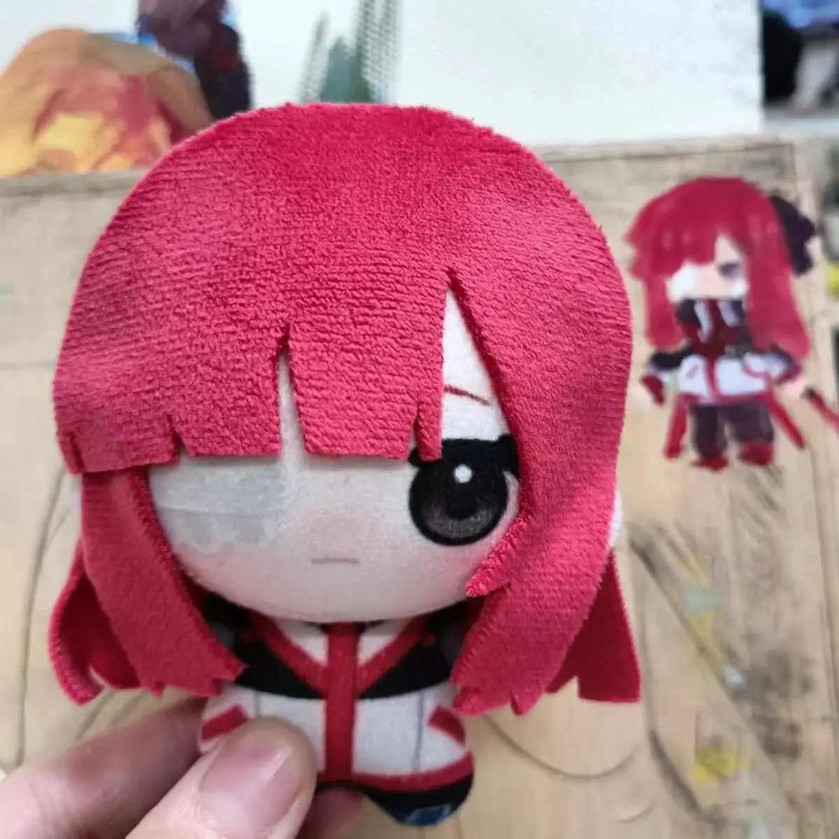10cm Limbus Company Plush Doll Keychain Yuri Keyring Cosplay Plush Stuffed Doll Body Cartoon Props XMAS Gift