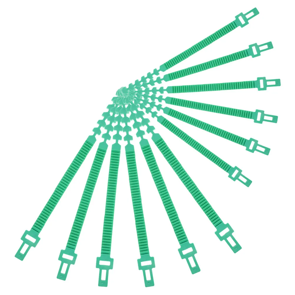 

12 шт. деревянных опорных стержней с регулируемыми многоразовыми садовыми подвязками для крепления кустарников, деревьев, овощей, сверхпрочные