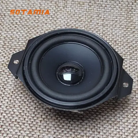 SOTAMIA 중음 오디오 스피커, 2 인치, 52mm, 8 Ohm, 5 W 위성 서브 박스 라우드 스피커, 2.1 DIY 블루투스 서브 우퍼, 2 개