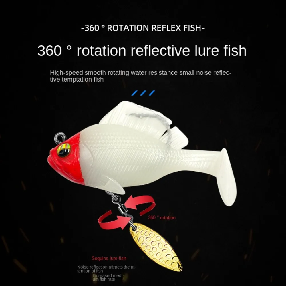 Dark Sleeper Fishing Lures For Perch Soft Plastic Bait Artificial Jig Swimbait Pike Bass Shad Trout Silicone Lure Sea Wobblers