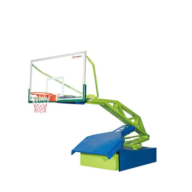 Indoor system height adjustable basketball hoop stands movable foldable height-adjustable basketball stands with backboard