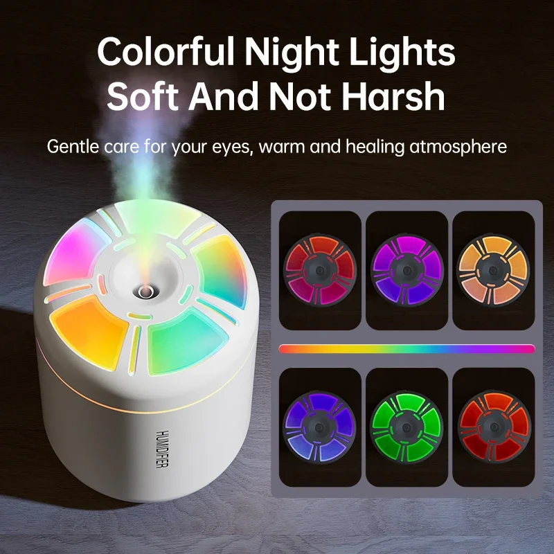 180ML Mini Air Humidifier USB Electric Aroma Diffuser Essential Oil Purifier Aromatherapy Mist Maker Lights For Car Home Bedroom