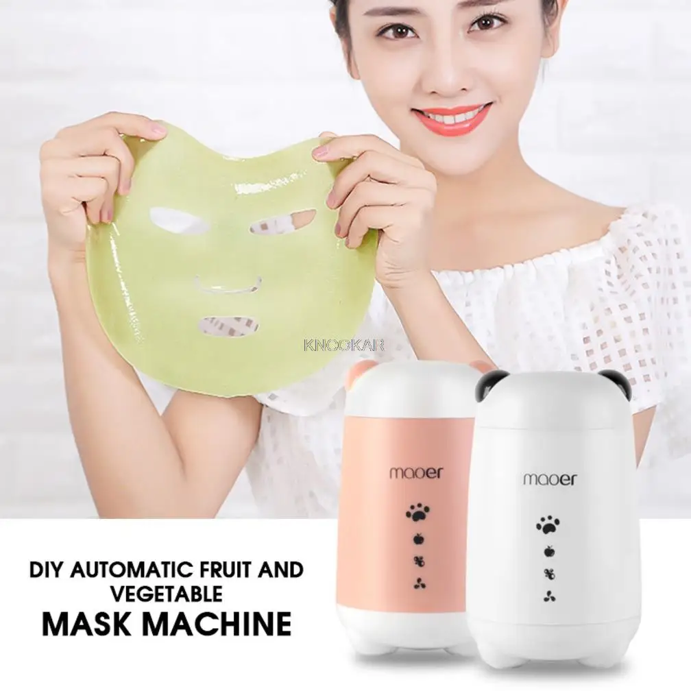 DIY Schönheit Maschine Obst Gemüse Gesichtsmaske Maker Antomatic Gesichts Natürliche Kollagen Spa Sichere Hautpflege Heimgebrauch Instrument