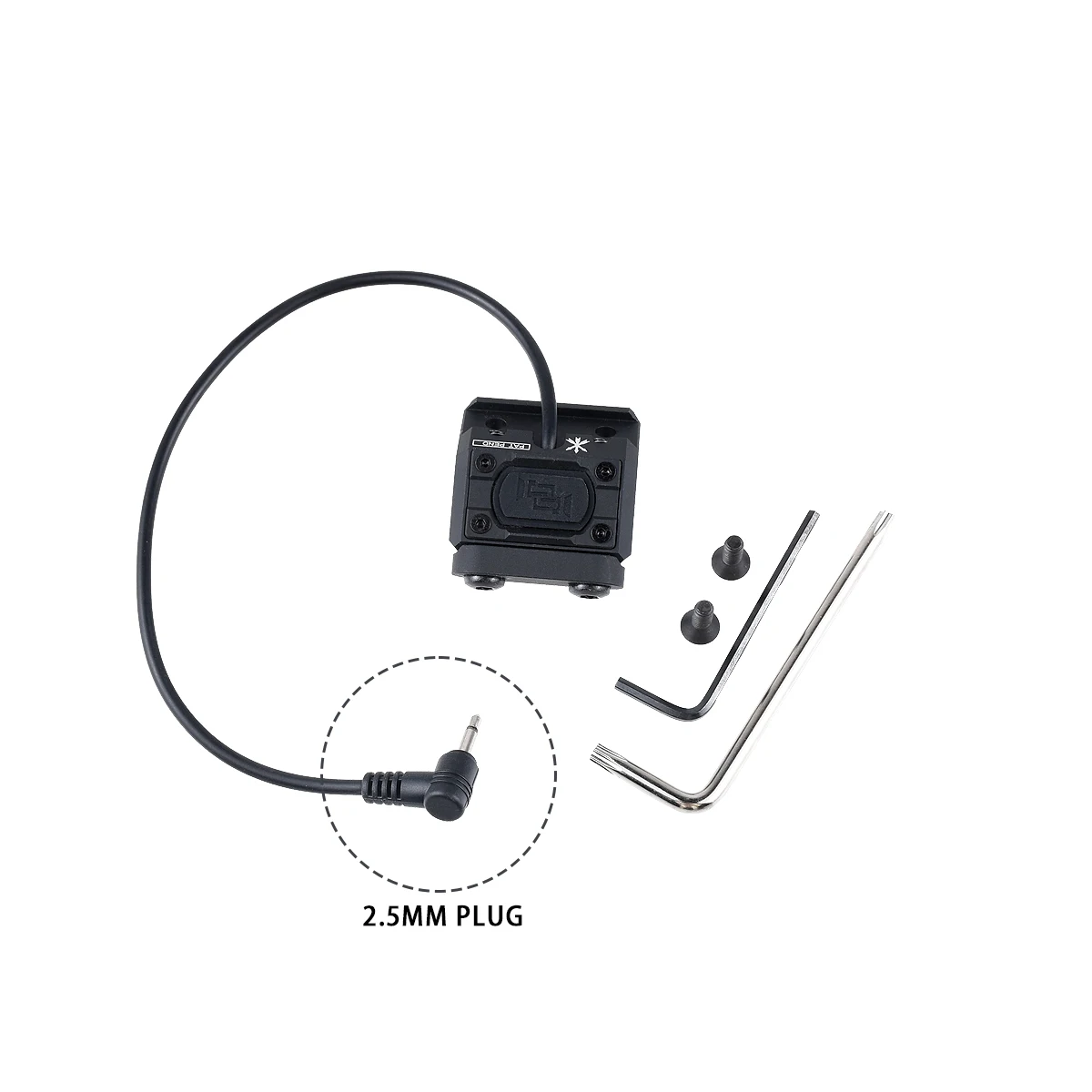 Interruptor presión remota Unity para Surefire M300 M600 táctico Mlok